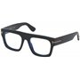 Tom Ford Lunettes de Vue FAUSTO FT 5634-B BLUE BLOCK Black 53/20/145 unisexe