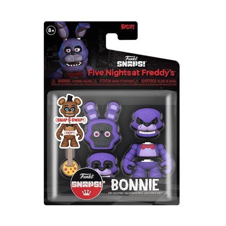 Funko Five Nights at Freddy's (FNAF) Snap: Bonnie The Rabbit - Mini-Figurine en Vinyle à Collectionner - Idée de Cadeau - Produi