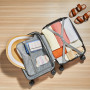 Amazon Basics Valise à Main Rigide et Extensible (55 cm), Coque en ABS Anti-rayures, 4 Roulettes Pivotantes, Or Rosé