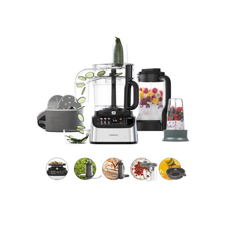 Kenwood MultiPro OneTouch FDM73.850SS Robot de cuisine multifonction avec 13 accessoires