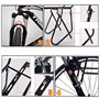 WLDOCA Porte Bagage Avant Velo capacité de 15 kg, 2 méthodes d'installation avec Dispositif de Fixation pour Frein à Disque/vélo