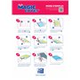OXFORD 5 Feuilles Couvre‐livres Magic Cover A4 PP Lisse Epaisseur 7,5/100ème Incolore