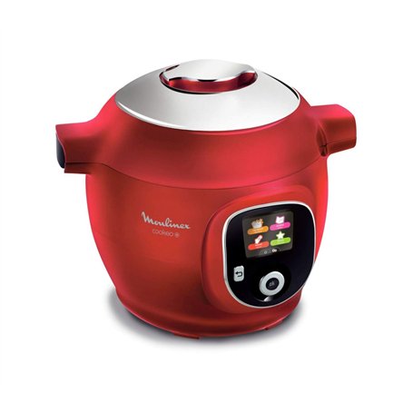 Moulinex Multicuiseur Intelligent Cookeo+ 6L 6 Modes de Cuisson 150 Recettes Préprogrammées Jusqu'à 6 Personnes Rouge CE851500