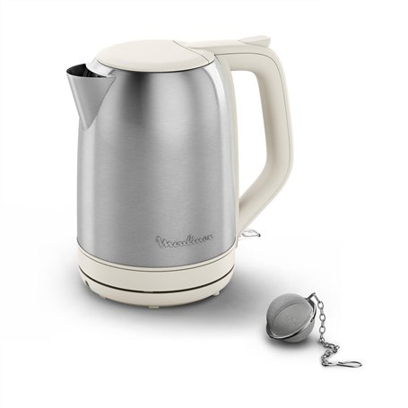 Bouilloire électrique Moulinex Subito inox finition beige