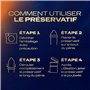 Durex Intensity - 30 preservatifs XL homme Sans Latex Ultra Fins Ultra Lubrifiés - Plus de Chaleur Corporelle Partagée* - Taille