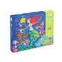 DJECO Kit Mosaïque Scintillante Le Chant des Sirènes - Arts Créatifs - Enfants 7-12 Ans - Développe la Dextérité - Thème Sirènes