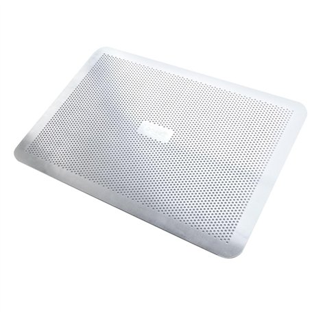 Gobel - Plaque pâtissière perforée sans rebord - Plaque à pâtisserie plate perforée aluminium - 30 x 40 cm - Fabriqué en France