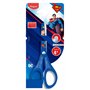 Maped - Ciseaux Pulse Superman 13cm - Anneaux Ergonomiques - Découpe Haute Qualité - Ciseaux Enfants Bouts Ronds