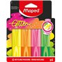 Maped - 740247-4 Surligneurs Fluo Glitter