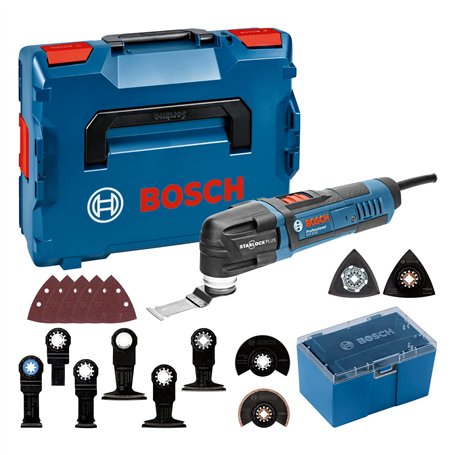 Bosch 0601237000 - Outil rotatif multifonction GOP 30-28 + ACC + L-BOXX Noir/Bleu/Blanc