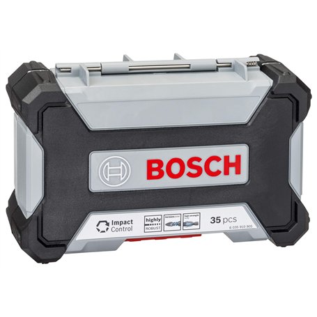 Bosch Professional 35 pièces Coffret de Forets á HSS et d'embouts de vissage (Impact Control