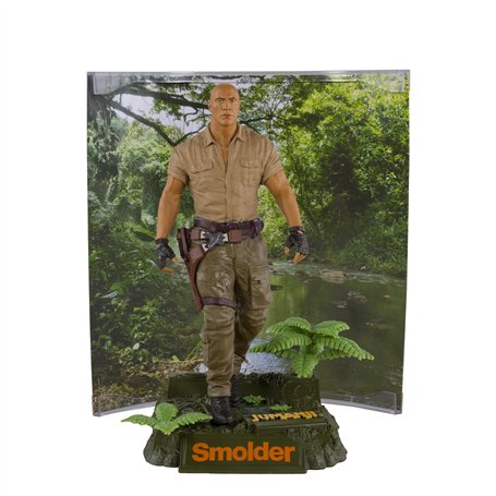 Lansay - MCFARLANE TOYS - Jumanji - Dr. Smolder Bravestone - Figurine de Collection & Accessoires - Personnages Inspirés de Ciné