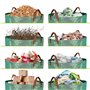 Oxeo Sacs à déchets Verts pour Jardin. 3 Tailles, Résistants avec poignées - XXL-500 litres - L-300 litres - M-120 litres
