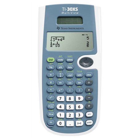 Texas Instruments TI-30XS MultiView Calculatrice Scolaire (jusqu'à 4 Lignes
