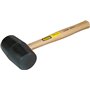 Stanley Stht1-57100 maillet en Caoutchouc Diamètre 60mm - Travail avec Pince À Cornière Ou Ciseaux À Bois - manche Long en Bois