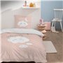 MATT & ROSE Parure de lit Enfant Fille 140x200 cm Nuages | 100% Coton | Oeko-TEX | Housse de Couette Enfant 140x200 cm + 1 Taie
