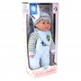 CLEMENT CLEMENTINE - Poupon - Jouet pour Enfant - 121136 - Bleu - Vinyle - Poupée - Bébé - Mannequin - 35 cm x 10 cm - À Partir