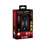 Konix Drakkar Souris Gaming sans Fil ambidextre Asgard pour PC - Batterie 600 mAh - Récepteur 2,4 GHz - Rétroéclairage LED - Noi