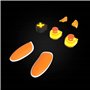 Thrustmaster ESWAP X LED Orange Crystal Pack – Accessoires de manette de jeu personnalisables pour un jeu amélioré