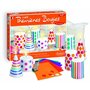 SentoSphère - MES PREMIERES BOUGIES - Création de bougies raffinées multicolores - Kit atelier créatif enfant - A partir de 8 an