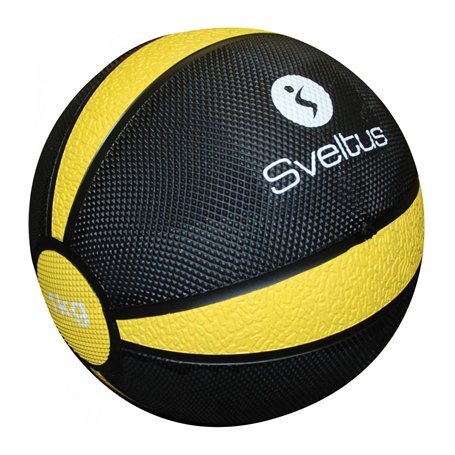 Sveltus médecine-Ball 1 kg Noir/Jaune