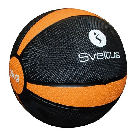 Sveltus médecine-Ball 2 kg Noir/Orange