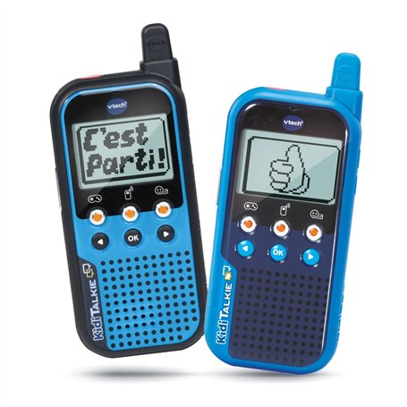 Vtech - Kidi Talkie - Bleu - Talkie-Walkie Enfants avec écran et Jeux