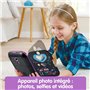VTech - KidiSecrets Selfie Music 2.0 Noir, Journal Intime 8 en 1 avec Reconnaissance Faciale, Appareil Photo, Jouet Électronique