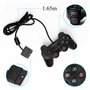OSTENT Câblé Analogique Contrôleur Gamepad Joystick Joypad Compatible pour Sony PS2 PSone PSX Console Double Shock Jeux Vidéo
