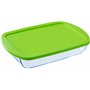 Pyrex FTE RECT PX Vert avec couvercle 40 x 27 cm 4
