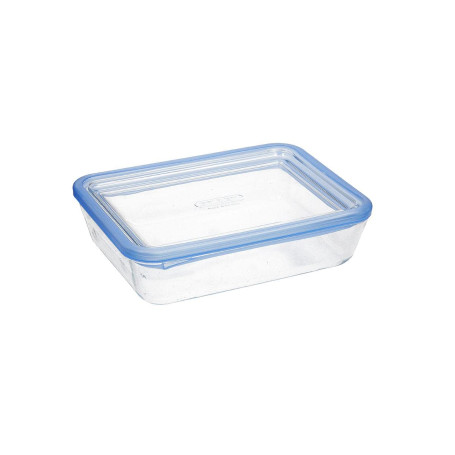 Pyrex Pure Glass - Boîte de conservation alimentaire en verre aver couvercle en verre hermétique 22 x 17 x 8 cm - 1