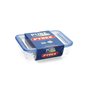 Pyrex Pure Glass - Boîte de conservation alimentaire en verre aver couvercle en verre hermétique 22 x 17 x 8 cm - 1,5L | Compati