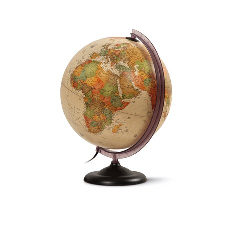 Q-Connect - Globe Type Antique Géographique Diamètre 30cm 71692