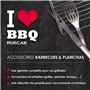 RUECAB - Grilles de Cuisson Barbecue et fumoir - Grille de Barbecue Simple, Grille Barbecue rectangulaire, Grille BBQ 60x40 - Ma