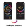 SKYN Selection+: 10 préservatifs sans latex pour hommes / 4 Original, 2 Elite, 2 Elite Extra Lubrifié, 2 Intense Feel/Technologi