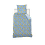 SAHINLER créateur d'univers Housse De Couette Pikachu Dodo 140x200 cm + Taie d'oreiller Pikachu 63x63 cm - Bleu - 100% Coton