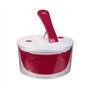 COOK CONCEPT M&Hong Easy Make - KM4071 - Essoreuse à Salade et Piston Plastique - Coloris Aléatoire : Noir/Rouge/Jaune/Vert - 23