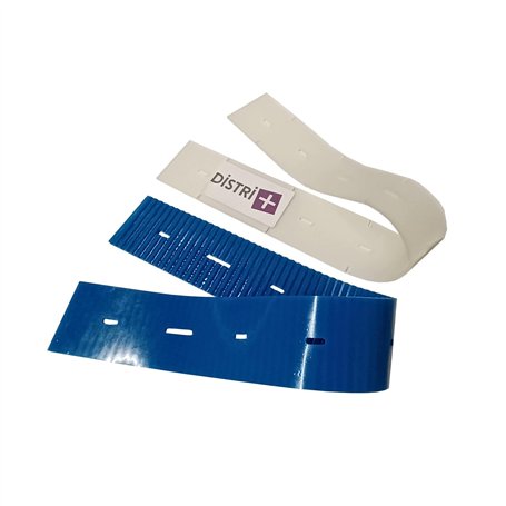 Distri+ - Kit raclette polyuréthane compatible pour autolaveuse GHIBLI ROLLY - Alternative pour référence d'origine Ghinli 9