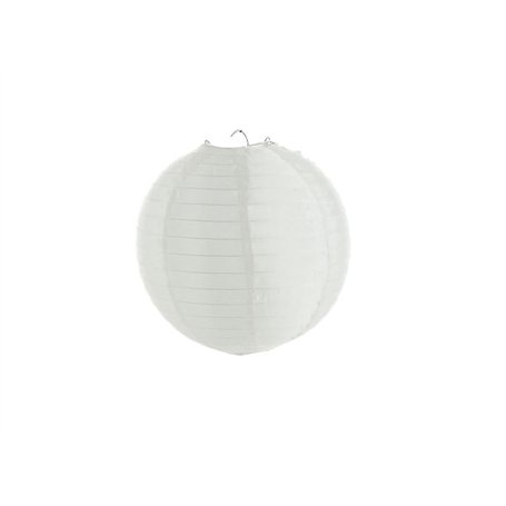 Lot de 12 - Lampion avec Porte Bougie intérieur extérieur Blanc 50cm