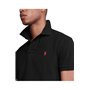 Ralph Lauren Mod. 710795080 Polo Piqué Slim Fit Homme Noir XL