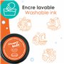 Aladine - Stampo Baby Engins - Kit Tampons Enfant - Activités Manuelles Bébé - Encre Lavable - Jouets et Jeux Créatifs pour Enfa