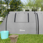 Outsunny Tente de Camping pour 3-4 Personnes, Tente familiale avec 1 Salon et 1 Chambre, imperméable, Facile à Transporter avec 