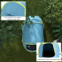 Outsunny Tente de Camping 2-3 Personnes légère ventilée avec Sac de Transport pour Le Camping, la randonnée et la pêche, 245 x 1