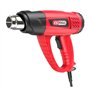KS Tools - 960.1180F - décapeur thermique - Pistolet thermique digital - pistolet air chaud 2000 W - decapeur thermique avec 4 b