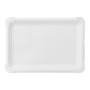 Lot de 20 Plateaux en Carton Blanc - Plateaux de Présentation pour Pâtisseries/Amuse-bouches/Buffets (23 x 16 cm)