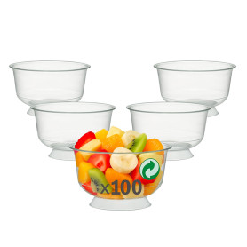 Table'Colors 100 Coupelles 23 cl - 100% Recyclable et Réutilisable - Passe au Micro-onde - Pour Plats Chauds et Froids - Vaissel