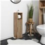HOME DECO FACTORY, HD0271, Derouleur Papier WC Klaus, Collection Natural Crush, Mobilier, Meuble de Salle de Bain, 20 x 78 x 19 