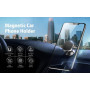 Support Mobile Voiture Magnétique Pour Tableau de Bord, Universel avec Rotation à 360° pour Tous Smartphones (iPhone, Samsung, H