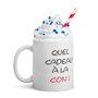 Kalféa Mug Humour Tasse quel cadeau à la con j'vais le revendre tasse céramique Qualité Idée Cadeau Originale drôle Anniversaire