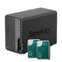 Bundle NAS Synology DS224+ 2Go avec 2 disques Synology 4To HAT3300